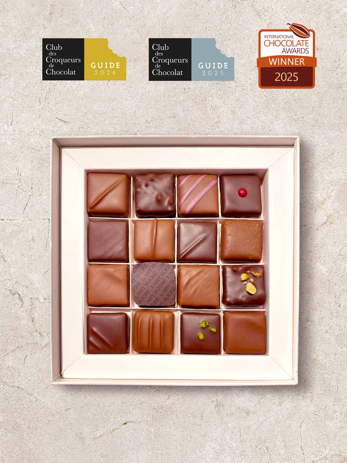 künstliche schokolade Maison Köller – L'Art Sucré – Unsere Pralinen »Les Chocolats« – Klein