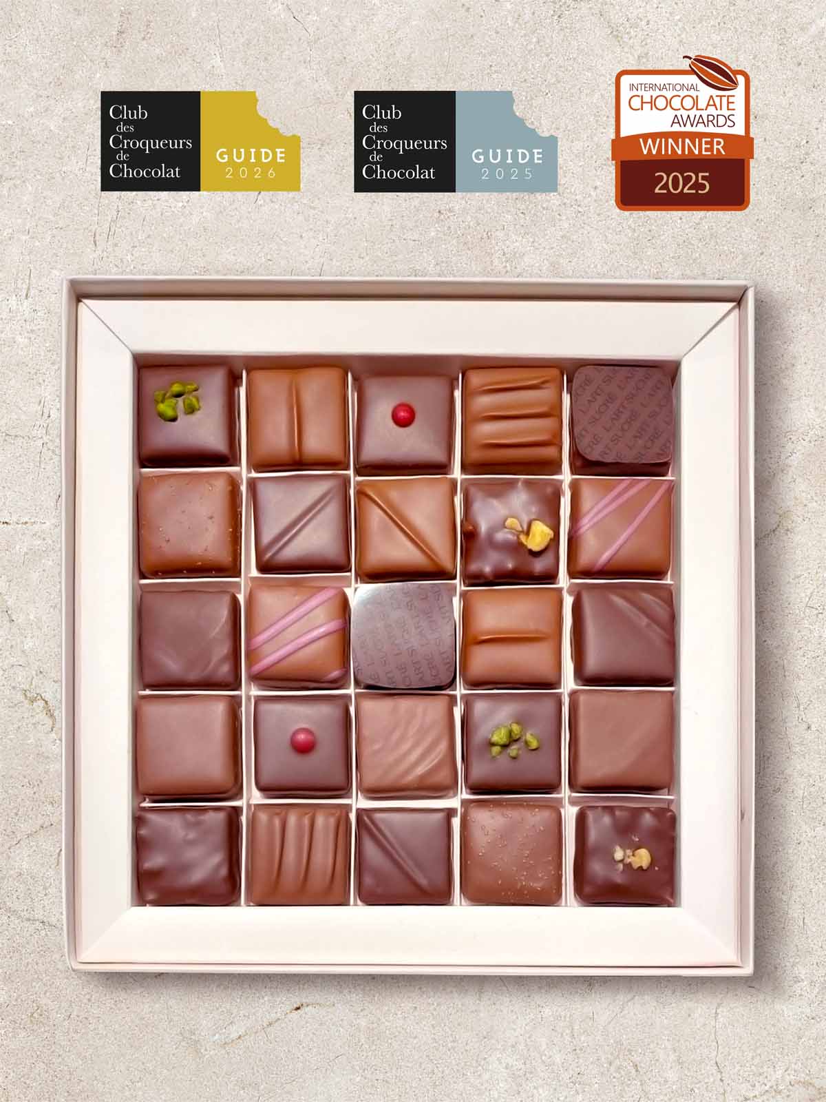 Maison Köller – L'Art Sucré – Unsere Pralinen »Les Chocolats« – Mittelgroß