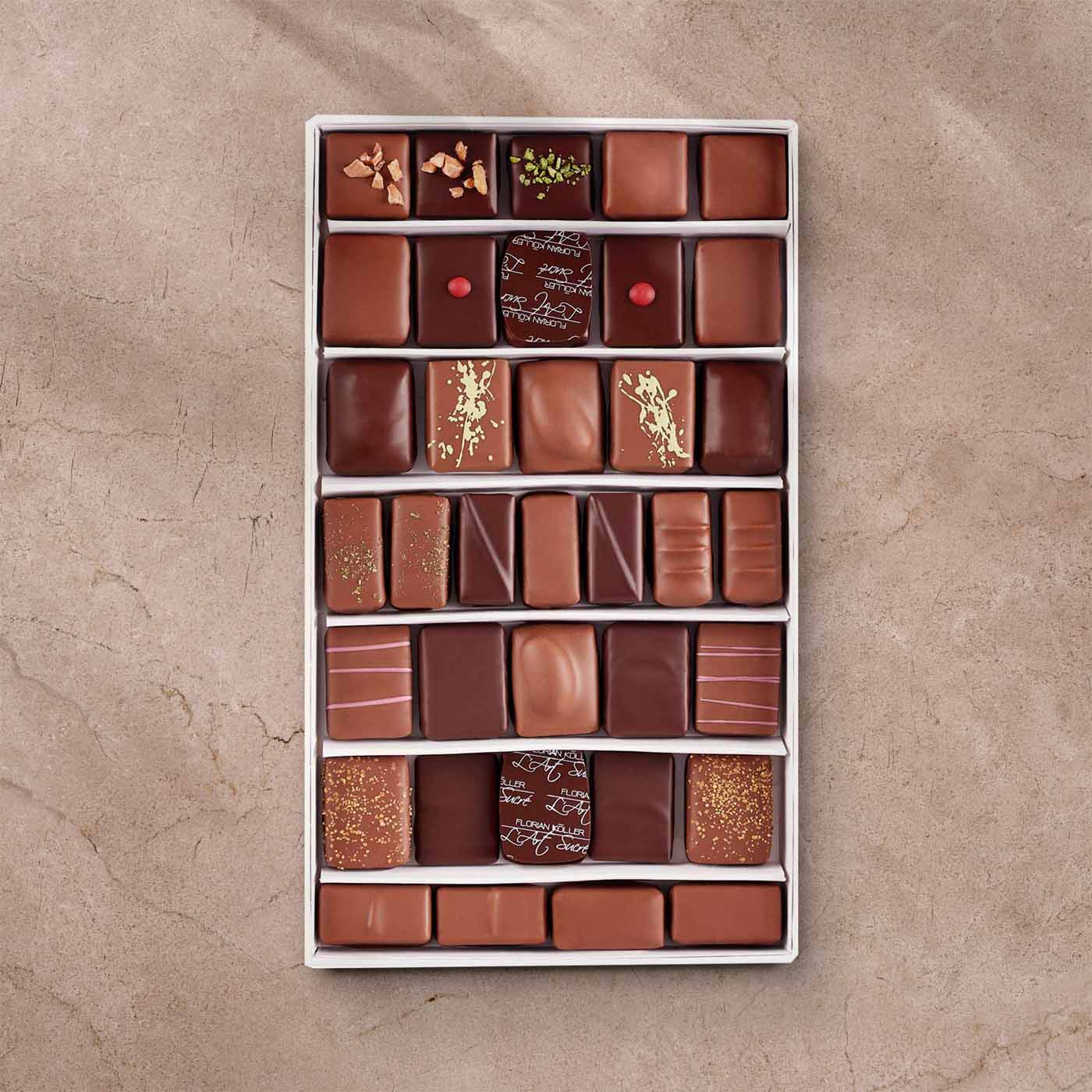 Pralinen »Les Chocolats LOVE EDITION« – Mittelgroß