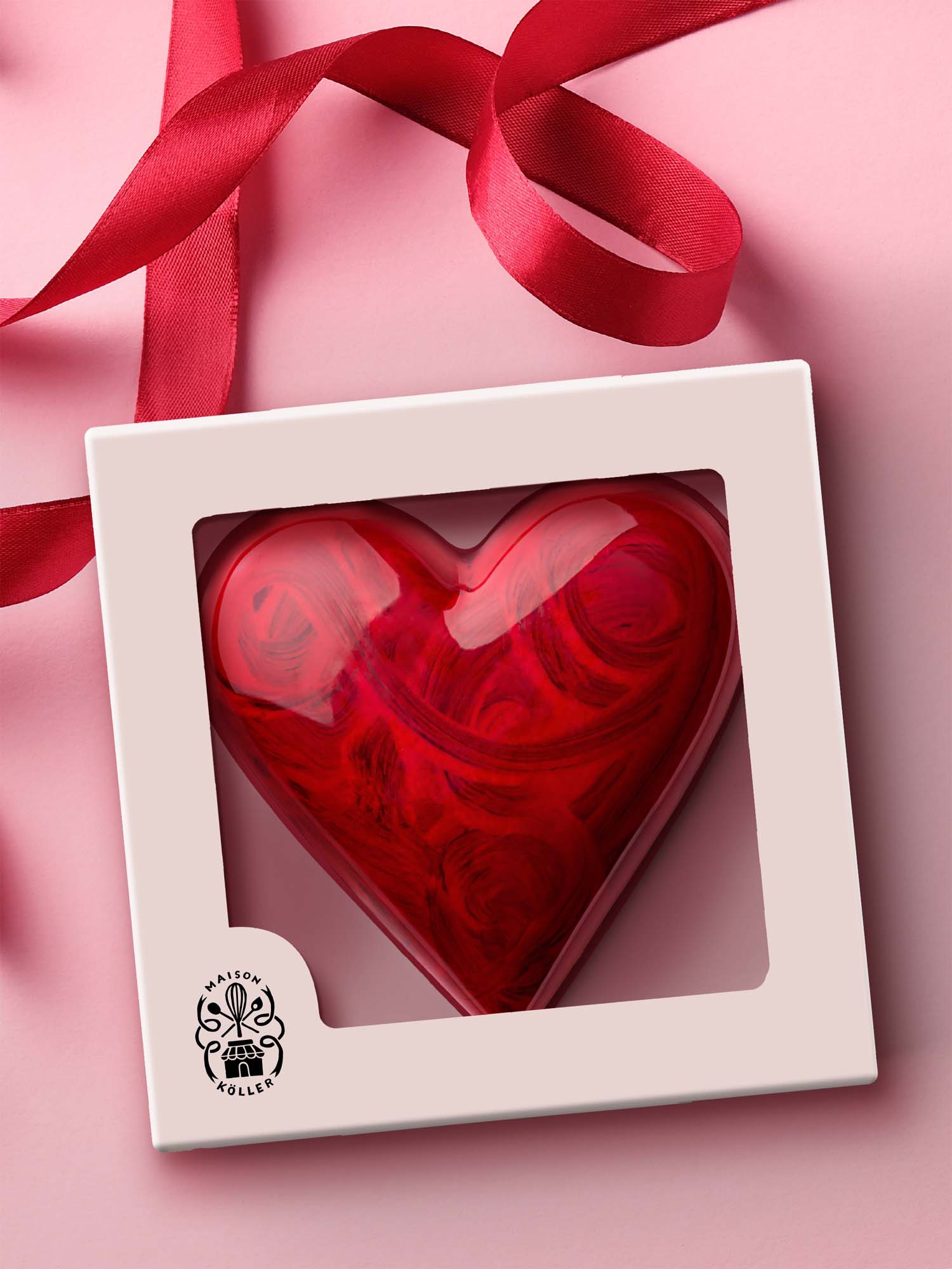 großes Schokoladenherz »Grand Coeur«