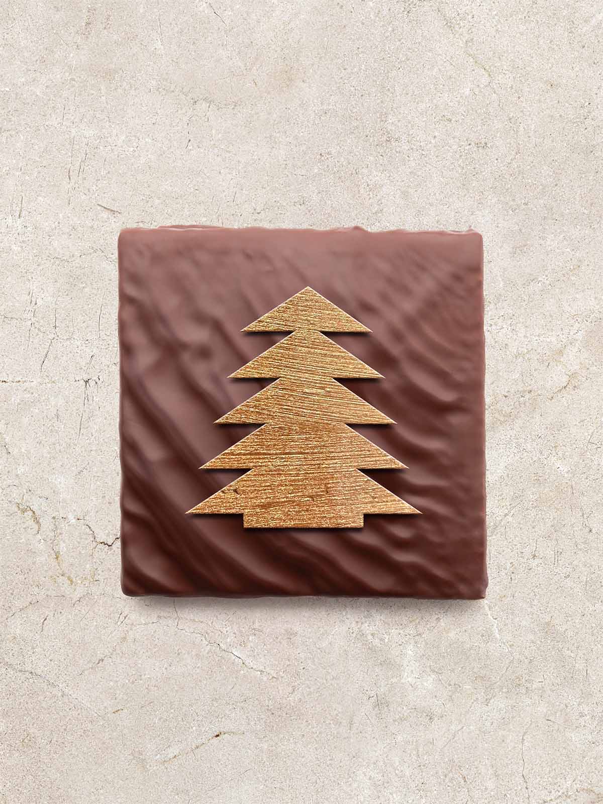 Christbaum-Tafel »Karamell & Mandel«