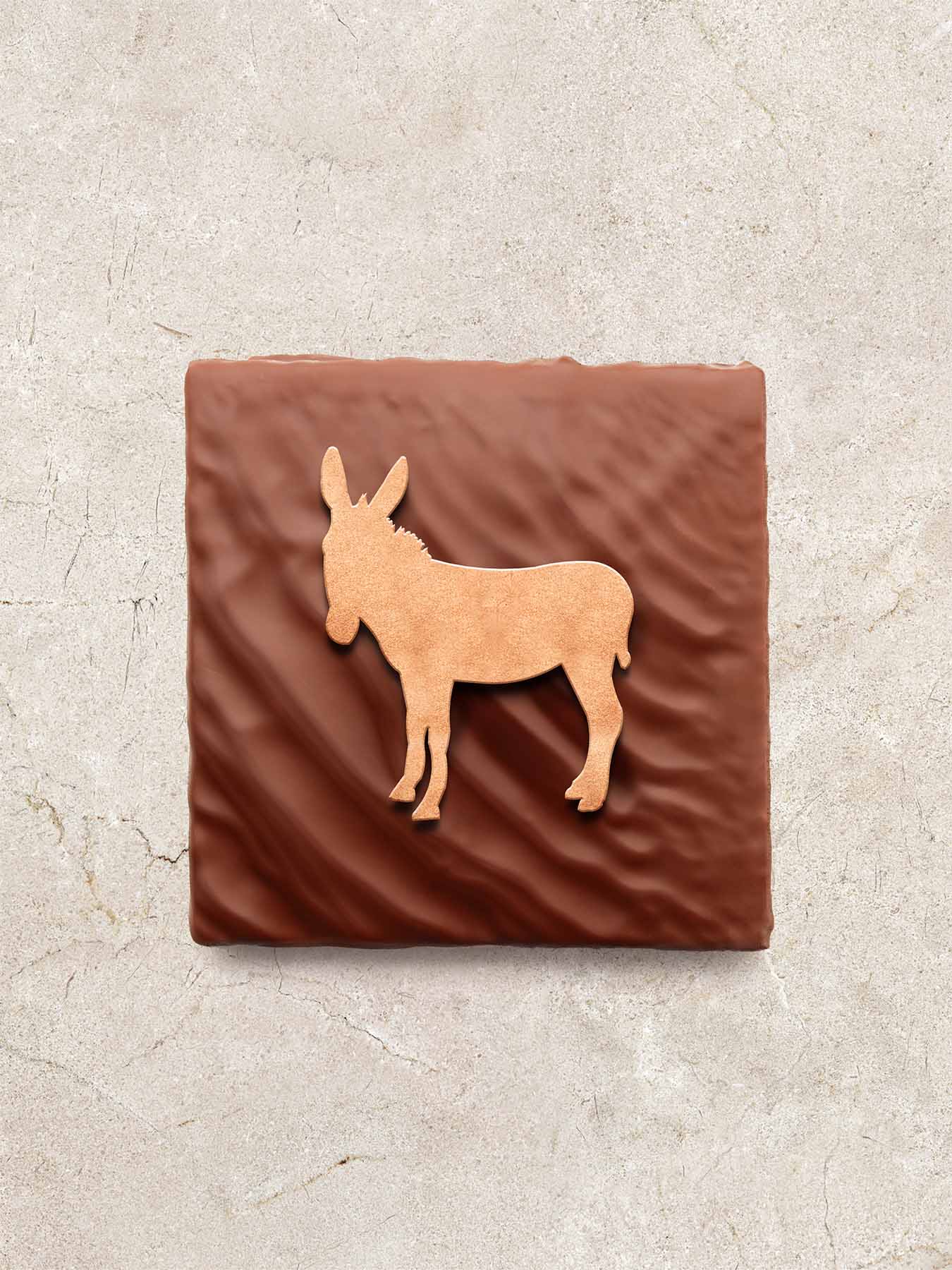 Eselchen-Tafel »Karamell & Haselnuss«